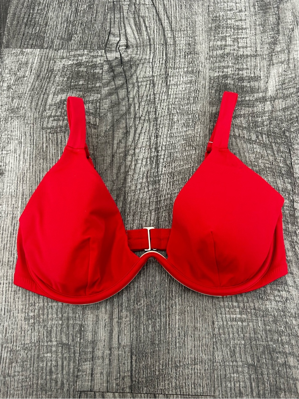 Shade & Shore Red Women's Bikini Top